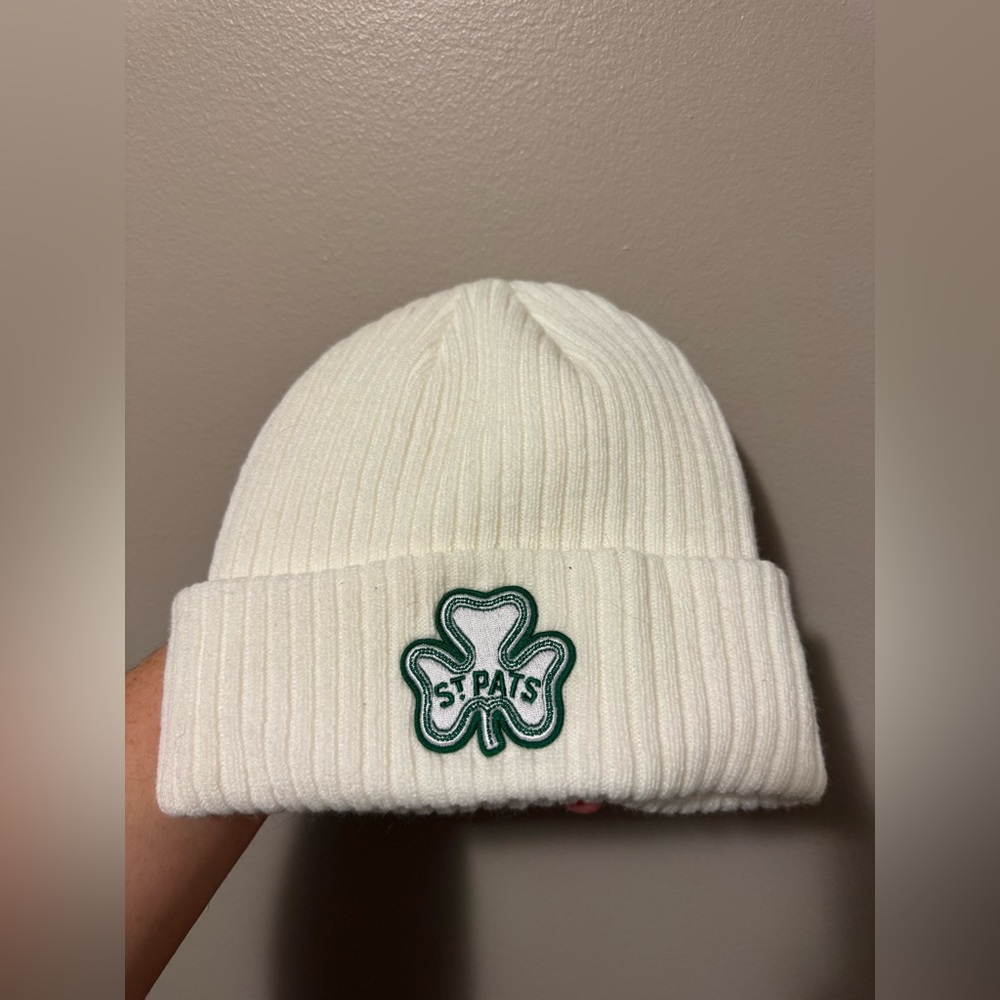 Fanatics Toronto “St. Pats” White Component Cuffed Knit Hat